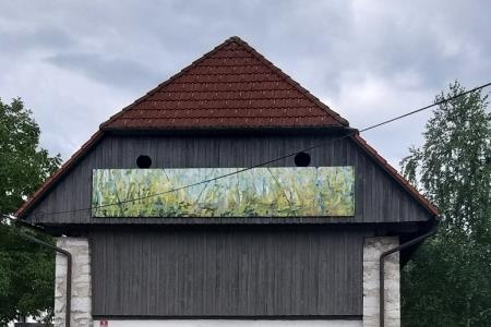 Namestitev umetnine na Čabranski Foto Boštjan Otoničar (4)